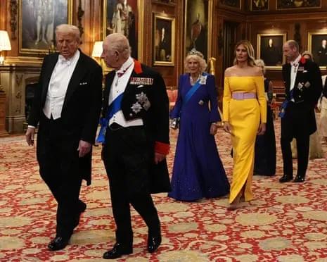 Royals Present Grand Welcome Amid Protests; Kimmel Taken Off Air Over Kirk Remarks