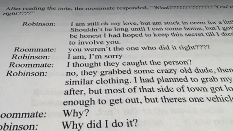 Full Message Log Between Conservative Commentator Accused and Housemate